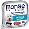 MONGE FRESH CANE ADULTO UMIDO 100 G PATE' E BOCCONCINI TONNO