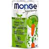 MONGE SUPREME GATTINO KITTEN TONNO, PISELLI E BABY CARROTS 80 Gr Bustina