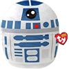 Ty R2D2 Disney Star Wars Squish-A-Boos 10 pollici, berretto con licenza per bambini, morbido peluche