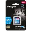 Integral Scheda SD da 64 GB UHS-II V90 fino a 300 MB in lettura e 280 MB di velocità di scrittura 1866X SDHC professionale ad alta velocità