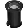 Faretto Carrabile GU10 IP67 - NERO con Doppio Pressacavo