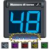 VISEL Display Minipoint con LED a colori per indicazione numero di coda