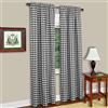 Achim Home Furnishings Buffalo Check Window Curtain Panel, Black/White, 42 x 63-inch
