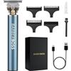 BARBERBOSS regolabarba uomo e tagliacapelli uomo, tagliacapelli cordless uomo, tagliacapelli di precisione per taglio capelli uomo, tagliacapelli dettagliato QR-2078