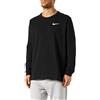 Nike M NK DF LS CRW, Maglia Lunga Uomo, Black/White, XL