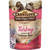 Carnilove Bustine W.O.F. Tacchino con Valeriana (24 pz. x 85 g)