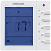 Wengart Termostato Ambiente LCD Digitale WG702,max10A Adatto per il riscaldamento a pavimento ad acqua,retroilluminazione blu