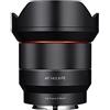 Samyang SYIO14AF-E 14mm F2.8 Full Frame Auto Focus Lens per Sony E-Mount, Nero