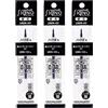 Signo - Penna a sfera a sfera uni-ball Knock UMR-83 Refill per UMN-155 RT1-0,38 mm, colore: Nero
