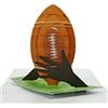 CUT POPUP.COM CUTPOPUP Rugby - Biglietto pop-up per la festa del papà di rugby, biglietto pop-up di compleanno, biglietti d'auguri pop-up 3D, biglietto d'auguri pop-up 3D fatto a mano uomo fratello marito figlio IT