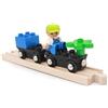 Locorico - 2 Carri per Treno in Legno (Duplo)
