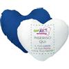 GIFART Stampa personalizzata su Cuscino Cuore con imbottitura e retro colorato 40x40cm (Blu)
