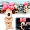 Cane decorazione auto, mini cane carino peluche decorazione tergicristallo  indicatori di direzione auto, bambola cane ornamento cruscotto auto,  accessori interni auto, ornamento per auto : : Auto e Moto