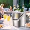 Sailnovo AM004189-1129-6 Eiseimer 1.2L mit Deckel und Zange, Acciaio Inossidabile