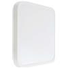 V-TAC VT-8624W-SQ Plafoniera led 24W IP44 quadrata cornice bianca 360° design moderno 3000K - sku 76271