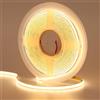 GOMING 12V 5mm Larghezza COB Striscia LED Bianco Caldo 3000K 5M Alta Densità 400LED/M CRI 93+ IP20 Non Impermeabile Flessibile Luci LED per Della Casa Decorazione(Senza Alimentazione)
