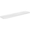 vidaXL Scaffale a Parete Bianco Lucido 120x23,5x3,8 cm in MDF