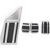 itdegno Pedali sportivi, pedale del freno, poggiapiedi per Peugeot 3008 5008 508 308 Citroen C5 Aircross DS 7 Crossback