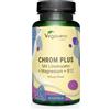 Vegavero CROMO Picolinato 250 mcg | con Magnesio, Carciofo e Vitamina B12 | per Glicemia e Metabolismo* | Vegan e Senza Additivi | Vegavero®