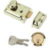 Yale Locks 77 - Serratura di sicurezza Nightlatch, finitura in ottone, 60 mm