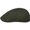 LIPODO Coppola 6 Panel mélange Uomo - Cappello Piatto con Visiera, Fodera, Fodera Autunno/Inverno - S (55-56 cm) Oliva