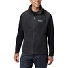 Columbia Steens Mountain Vest Gilet in Pile, Grigio Scuro Screziato, X-Large Alto Uomo