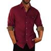 Camicia Flanella Uomo Tinta Unita Camicia a Maniche Corte Stampata  Oktoberfest da Uomo Primavera/Estate Moda Casual Sport Festa Spiaggia  Allentata