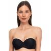 SIELEI, Fascia con Coppe Graduate, Realizzata in Morbida Microfibra, con Finiture Invisibili, Ferretto Invisibile, Spalline Removibili, Designed in Italy, Color Bianco, Taglia 4B