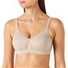 Selene, Reggiseno Donna Sportivo in Microfibra Traspirante, Senza Ferretto, con Coppe Imbottite, Collezione Nina, Colore Bianco, Taglia 6B