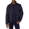 Tommy Hilfiger Lightweight Down Alternative Packable Puffer Jacket Cappotto Piumino, Midnight, 3XL Uomo