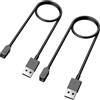 TiMOVO 2PZ Caricatore Compatibile con Redmi Watch 5/4/Xiaomi Smart Band 9/9 pro/8/8 PRO/Active, Cavo di Ricarica USB Magnetico da 3,3 Piedi, Sostituzione del Cavo di Ricarica,Nero