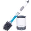 Letyjecky - Scopino WC, Detergente Disinfettante Antibatterico, Set Bagno, Montaggio Parete/in Piedi