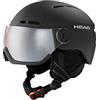 Head Knight, Casco da Sci Unisex-Adult, Nero, M/L