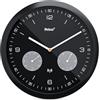 Mebus 52825 nero Funk-orologio a parete