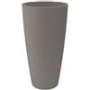 Nicoli - Vaso da esterno Style tortora cm.36 h.70