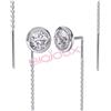 SANICO SRL BJT331 ORECCHINI GWENDA SWAROVSKI STAINLESS STEEL