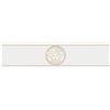 Livingwalls Carta da parati Versace Carta Da Parati Luxury Carta da parati tessuto non tessuto 5.00 m x 0.13 m Oro Bianco Made in Germany 935223 93522-3