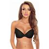 Vivisence Reggiseno Push-Up Spalline Trasparenti Multiway 1035, Nero,3E