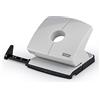 Novus B 220 - Perforatore per carta (20 fogli, con guida di scorrimento, metallo/plastica), colore: Grigio
