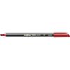 Edding 1200 - Punta in feltro color metallizzato, larghezza: 3 mm Rouge Métallisé