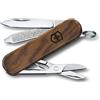 Victorinox, Classic SD Wood, Coltellino Svizzero, Originale, Multiuso, Campeggio, 5 Funzioni, Lama, piccola, Lima per unghie