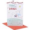 UK Greetings Biglietto di San Valentino per fidanzato - Simpatico disegno schizzo