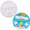 Baker Ross FN007 Kit ruota colorata prima comunione - Confezione da 5, kit di artigianato cristiano per bambini