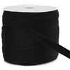 BENECREAT Sostituzione Della Corda Piatta con Coulisse Da 25 m, Cordoncino Morbido Nero Largo 8.7 mm con Bobina di Plastica Da 1 pezzi, per Cappotti, Pantaloni, Pantaloncini