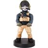 Exquisite Gaming Power Up Factory Exquisite Gaming: Call of Duty: Lt. Simon "Ghost" Riley, Supporto originale per cellulare e controller di gioco, Cable Guys, figura con licenza
