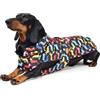 Fashion Dog Cappotto trapuntato per cani appositamente progettato per bassotto - 47 cm