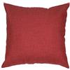 SalGiu Federe Cuscini Divano (2 pezzi) Con Cerniera Zip Tinta Unita 40x40 50x50 (52x52 cm, Bordeaux)
