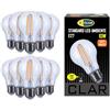 CLAR - Lampada Filamento LED E27, Lampadine Vintage, Lampadine LED E27 Luce Calda, Lampadina Vintage LED, 10W 2700ºK (Pack 10)