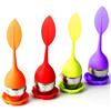 FEMONGY FEMONGIA infusore tè 4 pezzi infusore per tisane con manici in silicone (non caldo), infusore te, filtro the infusione, filtro te, filtri tisane, infusore the, Colino da tè facile da pulire (foglia)