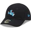 New Era York Yankees MLB Basecap für Babys Schwarz Orange 9Forty Gummizug NY Mädchen Junge Säugling - Infant